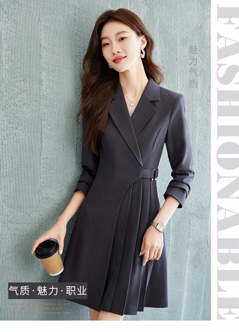 Gao Ding Light Luxury Suit dress Women's 2024 New Business Wear Business Commuter Gold Store Sales Department Work Clothes