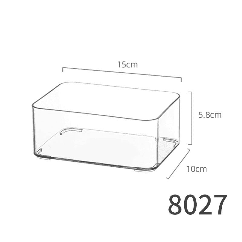 Desktop Storage Box Dormitory Cosmetics Transparent Basket Acrylic Drawer Mask Organizer Box Snack Sundry Storage Rack