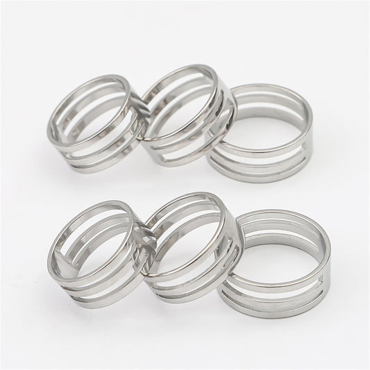 stainless steel ring auxiliary opening closed ring tool opener ring handmade diy material jewelry tool by PDG ibma
