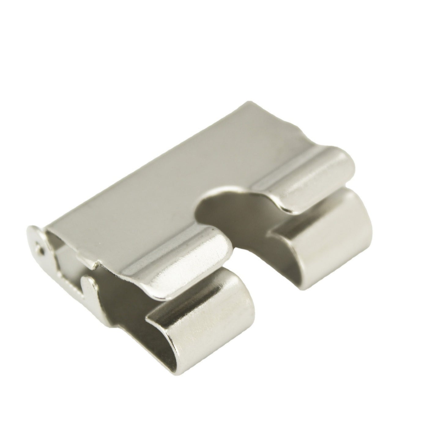Belt head connection iron clip plate buckle multi-purpose clip pin buckle belt accessories 40mm smooth buckle belt linker