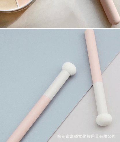 Factory direct small steamed buns concealer brush sponge head round concealer blush print blotter makeup brush