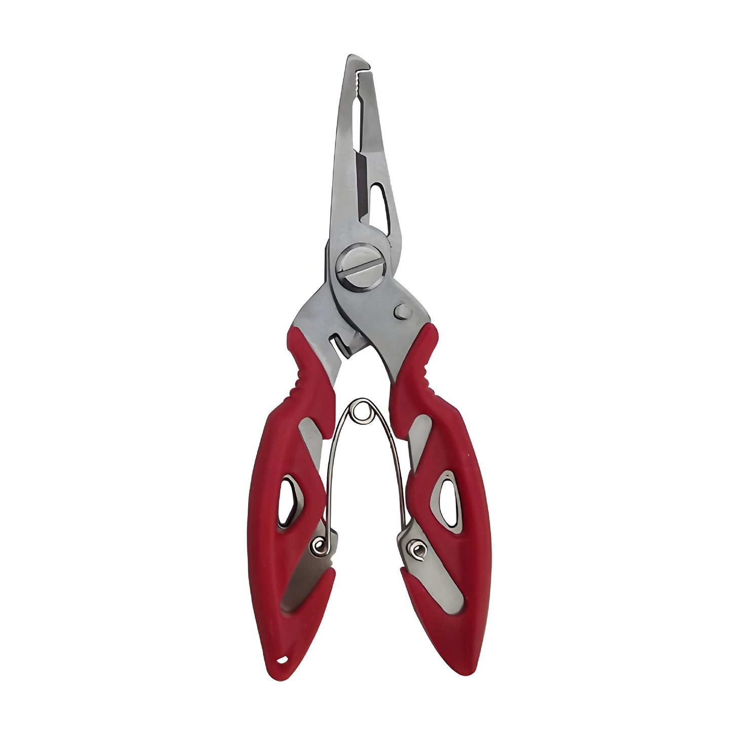 Cross-border Luya scissors pliers multi-functional curved mouth stainless steel fishing tongs fishing line scissors portable fishing fish control hook pliers