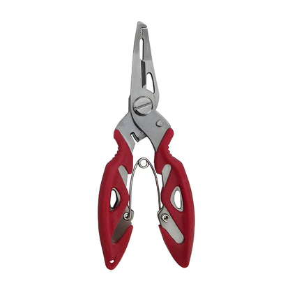 Cross-border Luya scissors pliers multi-functional curved mouth stainless steel fishing tongs fishing line scissors portable fishing fish control hook pliers