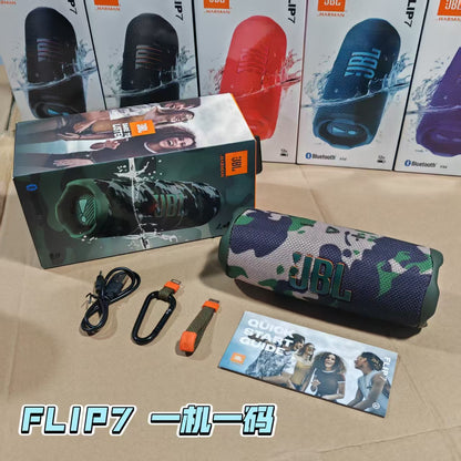For foreign trade FLIP 60000 flower tube 7 generation bluetooth speaker wireless mini outdoor portable subwoofer waterproof audio