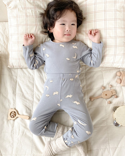 Children's Pajamas, Baby Autumn Clothes and Long Trousers, Kidsren's Home Clothes, Category a Pure Cotton Pajamas for Boys and Girls, Boys' Home Clothes