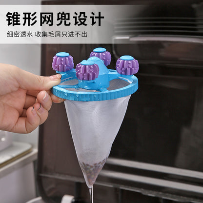 Washing Machine Filter Bag Lint Remover Cleaning Floating Household Artifact Washing and Protection Ball Lint Removal Lint Filter Laundry Bag