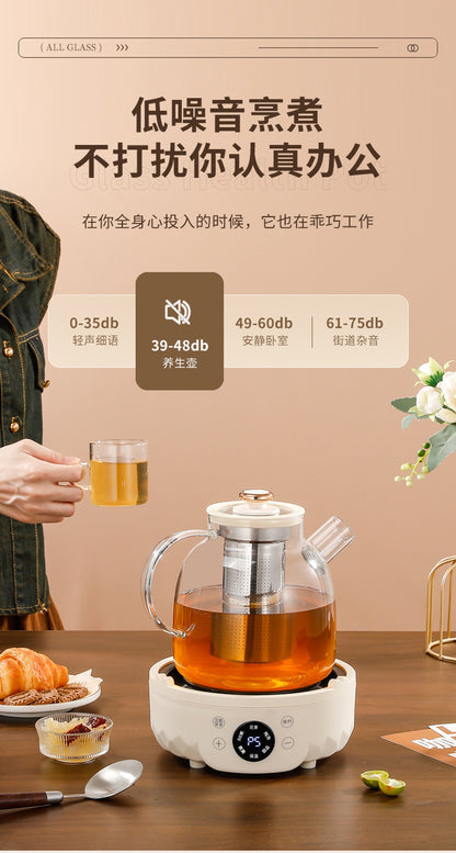 Factory Direct Supply Glass Health Pot Home Multifunctional Office Fully Automatic Mini Tea Maker Gift Boiling Water