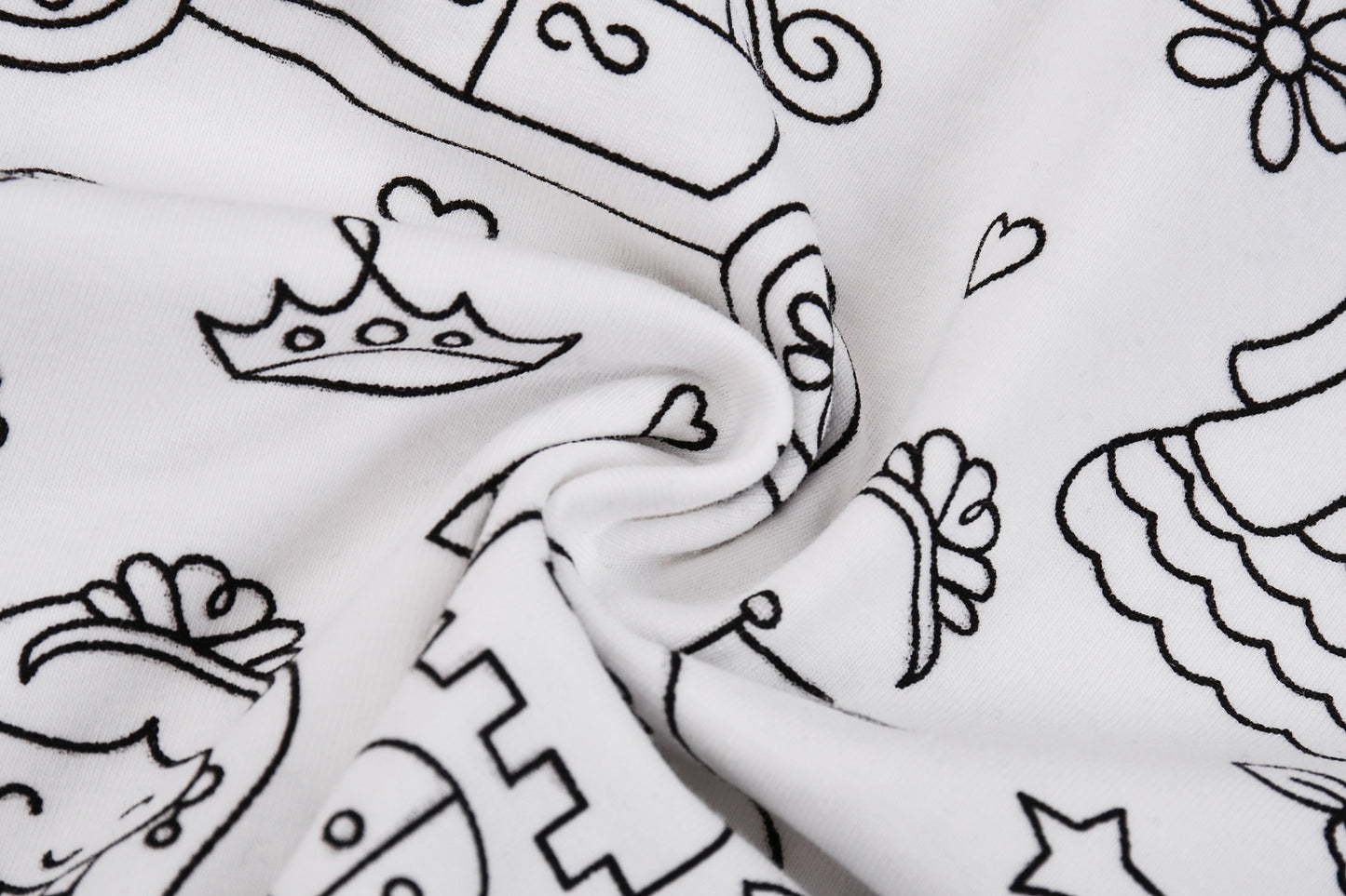 Foreign Trade Independent Stand Pull-Up Cotton Girls Sketch Coloring Comfortable Kidsren's Set Fun DIY Hand-Painted Class a Graffiti