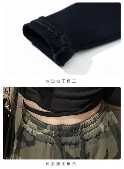 Girls Camouflage Pants Kids Fashion Casual High waisted wide leg pants 2025 Spring Fall ClothesTeen Girl Trousers 8 10 12 14Y