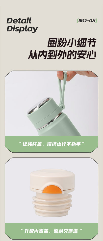 Stainless Steel Mini Thermos Cup Wholesale High-Value Vacuum Bullet-Shaped Portable Pocket Thermos Water Bottle Custom-Made