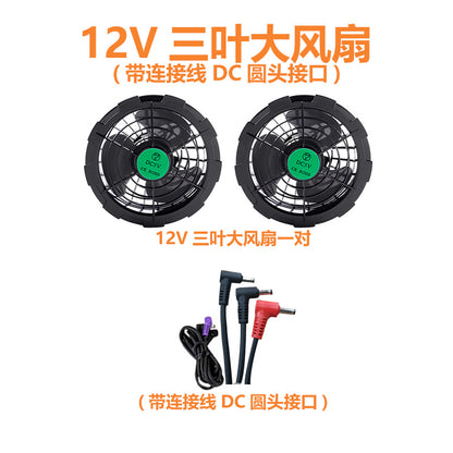 New Summer Fan Clothes Construction Site Cooling Air-Conditioning Clothes Outdoor Reflective Strip Air-Conditioning Clothes Men's Style with Fan