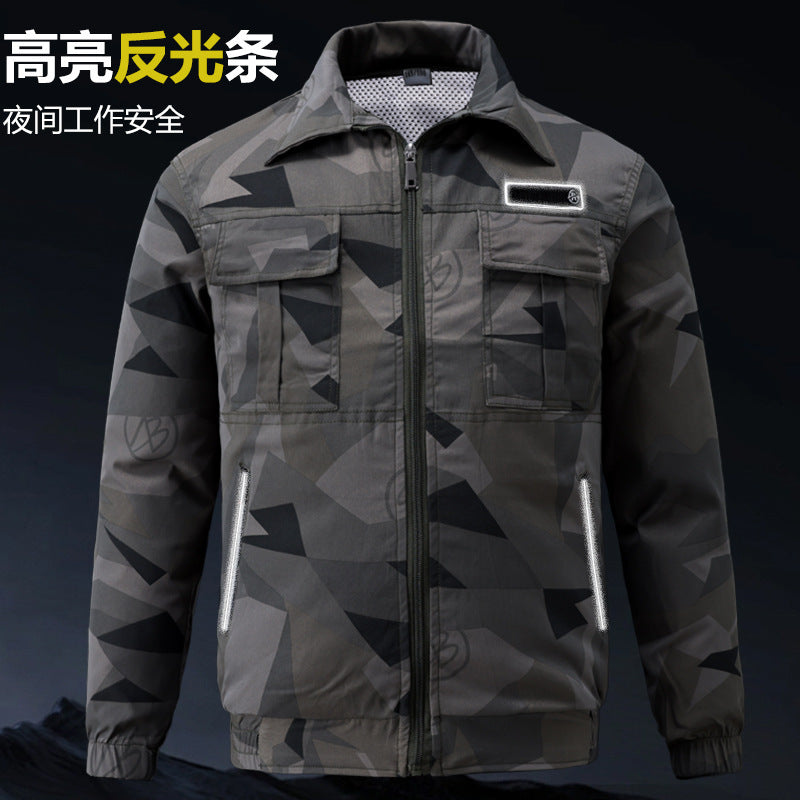 Summer Cooling Air-Conditioned Clothing for Men, Refrigeration Clothing with Fan, Welding Site Heatstroke Prevention Labor Protection Work Clothes