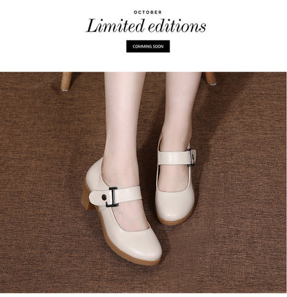 Factory direct sales dance shoes wholesale round head modern square dance shoes ladies mother shoes cross-border products 2025