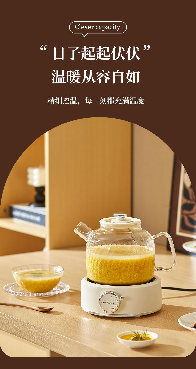 Health Pot Multi-functional Home Office Full Glass Flower Tea Pot Large Capacity Kettle Boiling Tea Pot Gift Box Gift
