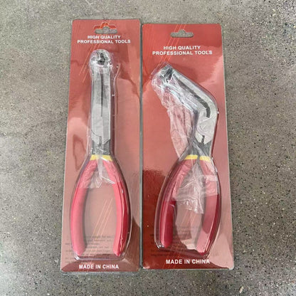 Red and black elbow 60 degree power-off pliers bolt pliers multi-purpose pliers car oil pipe separation harness pliers cross-border pliers