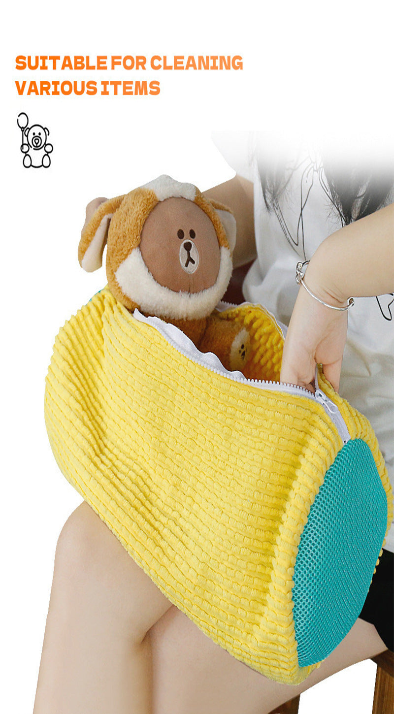 New Lazy Cross-Border Shoe Brush Bag, Special Shoe Washing Bag for Washing Machine, Anti-Deformation, No Harm to Hands, Household Machine Washable Shoe Care