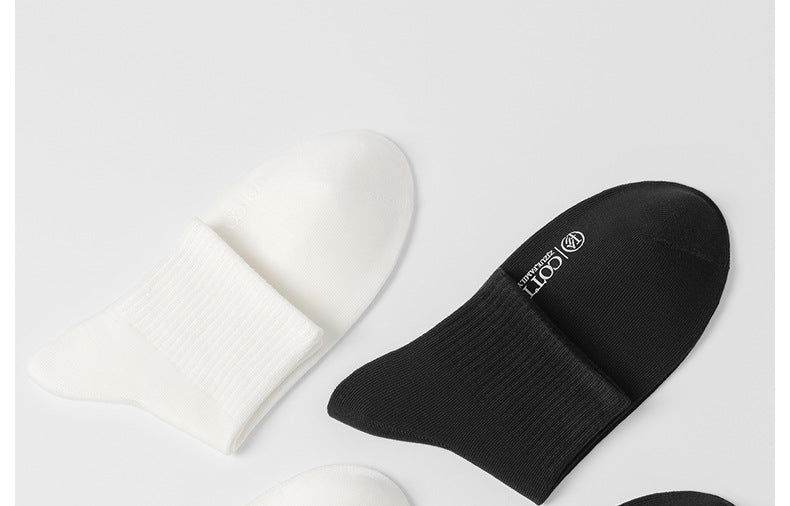 [New] 100 cotton socks for children in autumn cotton antibacterial deodorant small white boneless ladies socks
