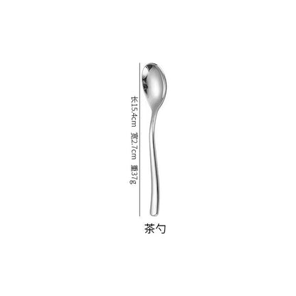 3 04 months light steak knife fork spoon thickened stainless steel tableware western food knife fork spoon dessert spoon upscale hotel restaurant