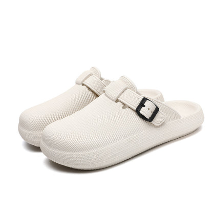 2025 Men's Closed-Toe Sandals Large Size Outdoor Non-Slip Thick-Soled Clogs Women's Half-Slip Couple's Same Style