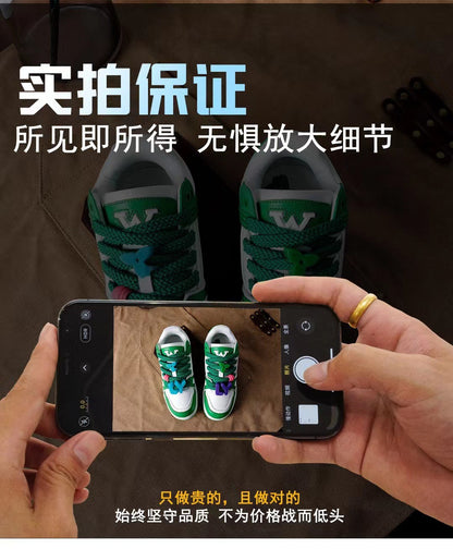 Putian came to the physical store quality l Trainer small fat ding v thick bottom bread shoes l lovers shoes