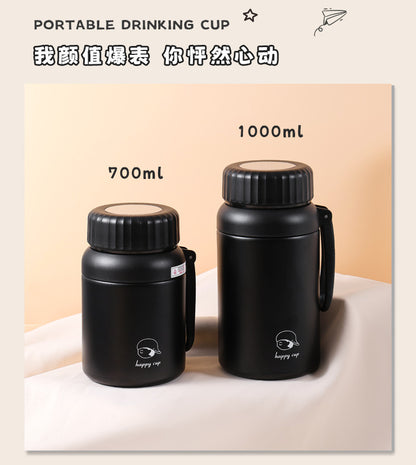 Cross-border Stainless Steel Large Capacity Outdoor Sports Water Cup 316 Tea Water Separation Thermos Cup High Color Value Student Water Cup