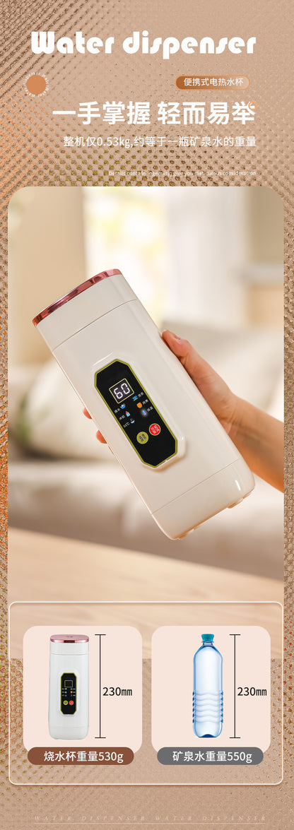 Insulated Cup That Can Boil Water, Portable Electric Water Cup for Travel and Hotels, 304 Stainless Steel Electric Hot Water Cup