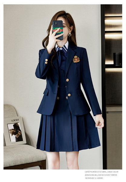 Kindergarten teacher garden clothes interview clothing dress suit group kindergarten teacher fashion temperament early education overalls women