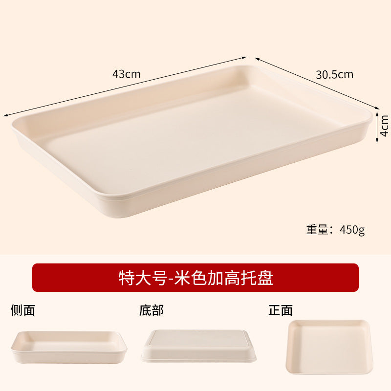 Commercial Deepening Tray Rectangular Kindergarten Plastic Storage Tray for Hot Pot Food Preparation Tray with Marinated Flavor Marinated Dishes Display Tray