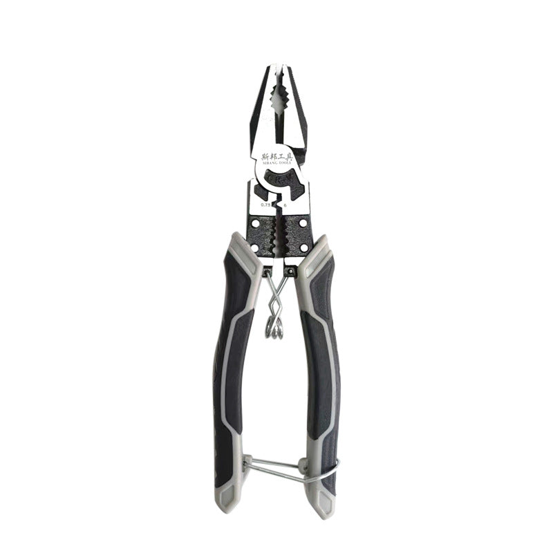 German-Style Multi-Functional Hand Pliers, Industrial-Grade Eccentric Wire Pliers, Needle-Nose Pliers, Diagonal Nose Pliers, Electrician's Special Pliers for Wire Stripping