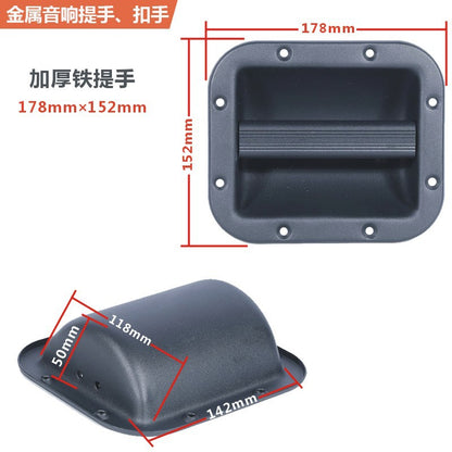 Stage Speaker Iron Handle Audio Metal Handle DIY Accessories Iron Handle Handle Large Box Side Metal Buckle