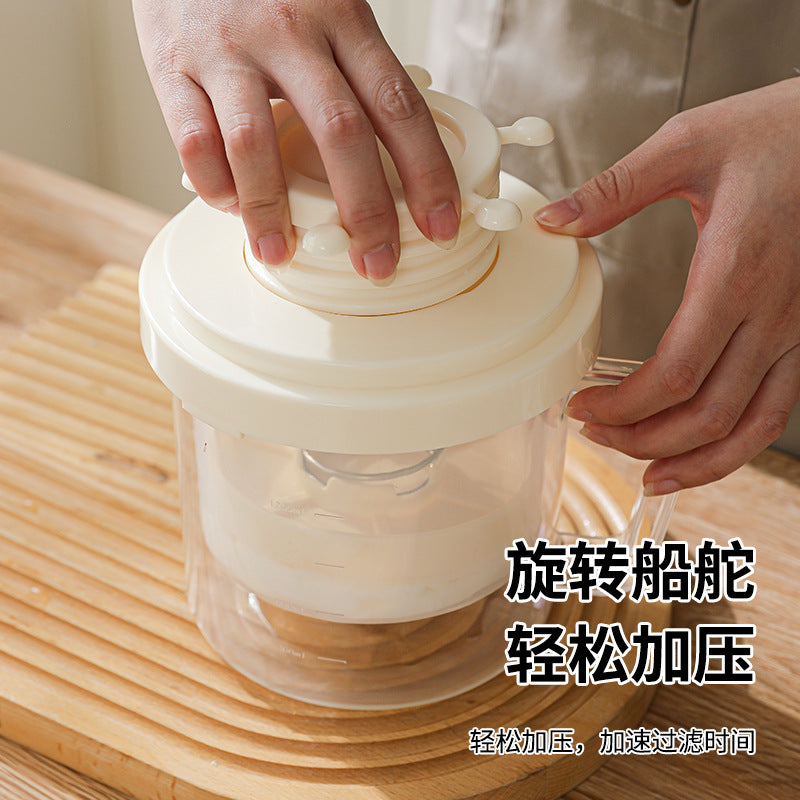 Greek yogurt filter self-refrigeration dry choking whey separator filter gauze yogurt bowl filter