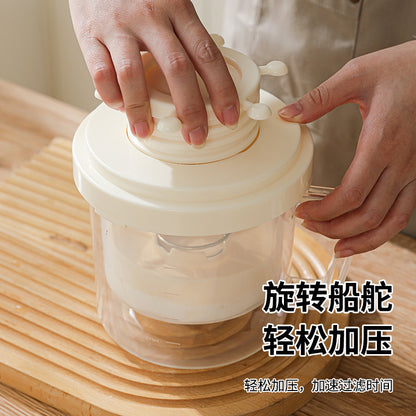 Greek yogurt filter self-refrigeration dry choking whey separator filter gauze yogurt bowl filter