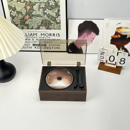 Cross-Border Popular Retro Cd Player Portable Music Album Bluetooth Speaker Player Cd Disc Birthday Gift