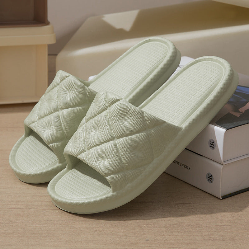 Stepping on excrement feeling sandals and slippers women's summer new home non-slip bathroom home men's eva cool tray factory wholesale cross-border