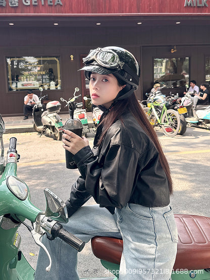 Factory Outlet GB 3C Harley Retro Half Helmet Lightweight Summer Electric Vehicle Helmet Safety Helmet Unisex
