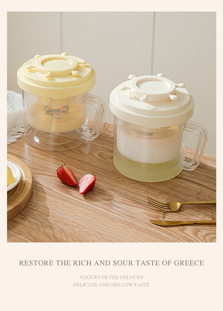 Greek yogurt filter self-refrigeration dry choking whey separator filter gauze yogurt bowl filter