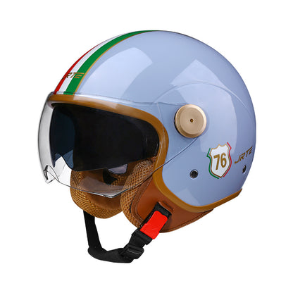 3c certified motorcycle helmet electric car helmet Harley universal battery car Four Seasons universal personality half helmet