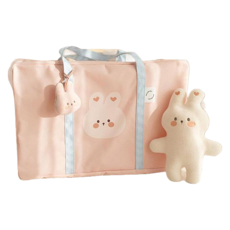 Ins Animal Head Kindergarten Bedding Storage Bag Organizer Bag Large Capacity Packing Bag Portable Travel Storage