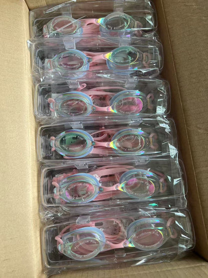 Factory Direct Sales Swimming Goggles Hd Waterproof Anti-Fog Electroplating Color Plated Universal Racing Diving Professional Swimming Goggles Wholesale