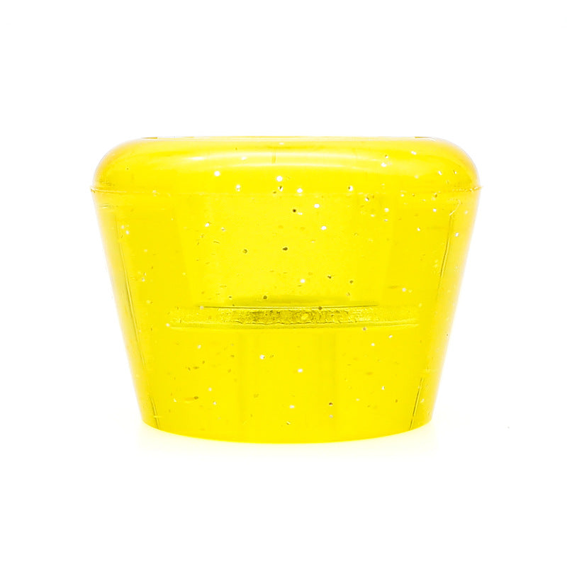 Double-row skates high elastic wear-resistant PU brake head four-wheel roller skates point ice roller skates brake accessories