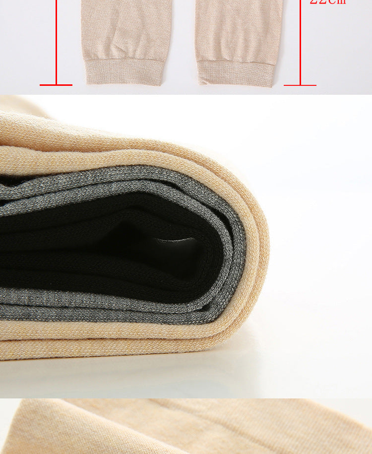 Men's and Women's Air-conditioned Room Warm Knee Cover Joint Sports Leg Cover Thin Pure Cotton Breathable Knee Pad