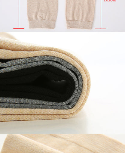 Men's and Women's Air-conditioned Room Warm Knee Cover Joint Sports Leg Cover Thin Pure Cotton Breathable Knee Pad