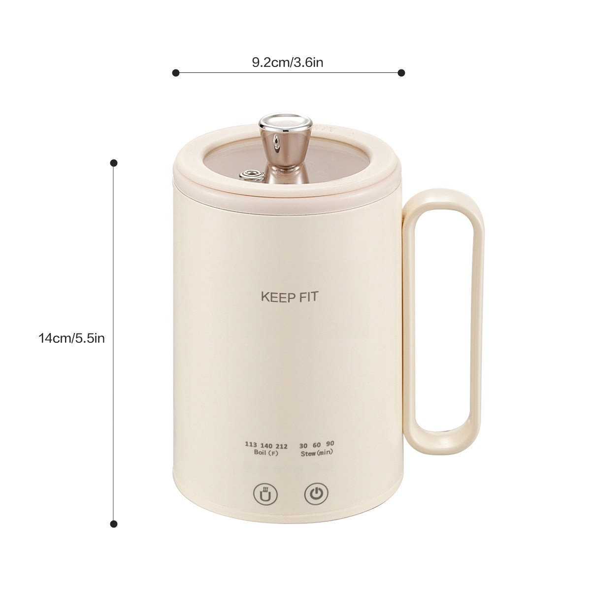 Portable Boiling Cup for Tea Mini Timing Electric Stew Kettle Electric Stew Health Cup Stew and Boiling Integrated Automatic Electric Boiling Cup