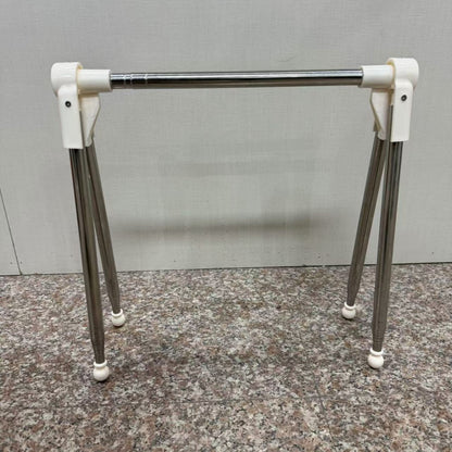 Portable Telescopic Folding Drying Rack Stainless Steel Telescopic Folding Hanger Household Bold Travel Clothes Bar