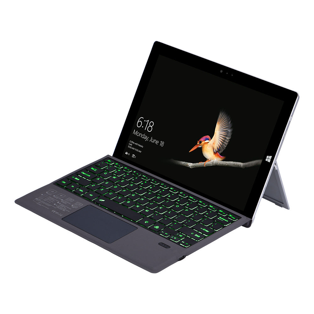 For Microsoft Keyboard surfacePro34567 Touch Backlight Keyboard Shell surfacego23 Bluetooth Keyboard