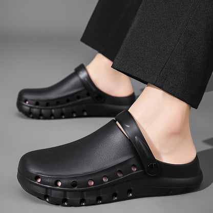 Wholesale Chef Shoes, Non-Slip Kitchen Shoes, Work Shoes, Oil-Proof, Waterproof, Wear-Resistant Safety Shoes, Protective Shoes, Toe-Toe Labor Protection Shoes