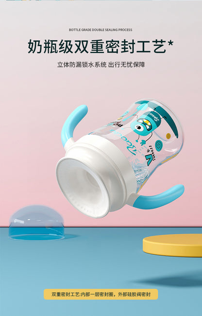 Baby music source factory wholesale custom sip cup baby sip drinking cup children's cup lip control learning cup