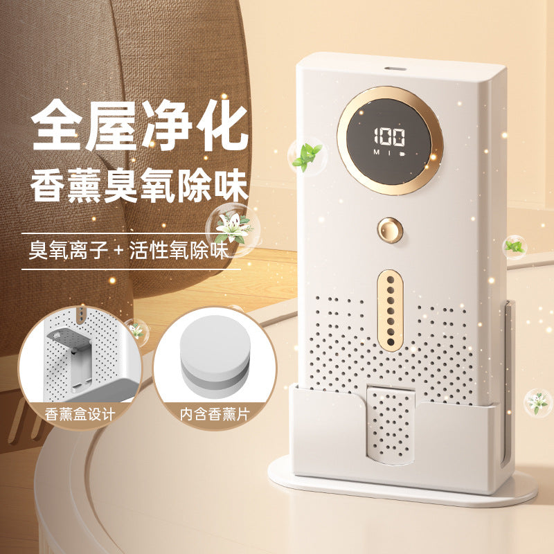 Cross-border Air Purifier Household Bedroom Deodorizer Refrigerator Fresh-keeping Car Toilet Aromatherapy Ozone Deodorizer