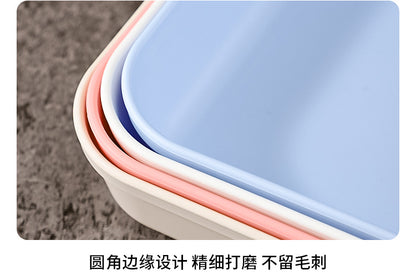 Commercial Deepening Tray Rectangular Kindergarten Plastic Storage Tray for Hot Pot Food Preparation Tray with Marinated Flavor Marinated Dishes Display Tray