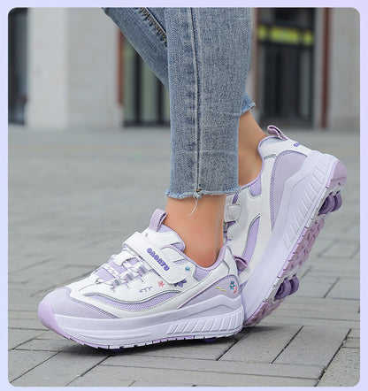 Girls' Roller Skates, Sports Shoes, New Kidsren's Walking Shoes, Medium and Large Kidsren's Dad's Shoes, Girls' Roller Skates, Running Shoes